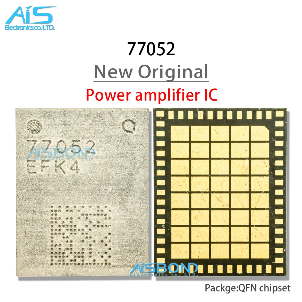 

2Pcs/Lot New Oriignal QM77052 77052 77052B PA IC For Mobile phone Power Amplifier IC 4G Signal Module Chip