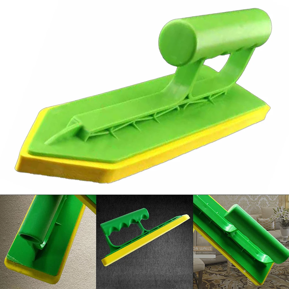 Tile Caulking Trowel Masonry Builders Masons Sponge Trowel Wave Handle Plast For Small Construction Projects Hand Tool