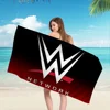 W-World W-Wrestling E-Entertainment WWE LOGO Microfiber Blanket Quick Drying Beach Towels Printing Absorbent Pool Towel Blanket 1