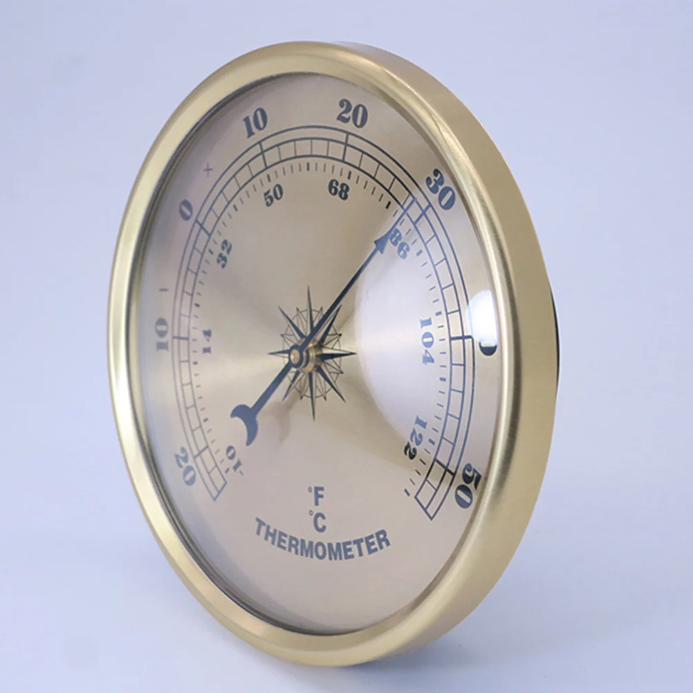 

Round Thermometer Metal Temperature Gauge Digital Temperature Gauge for Factory Laboratory
