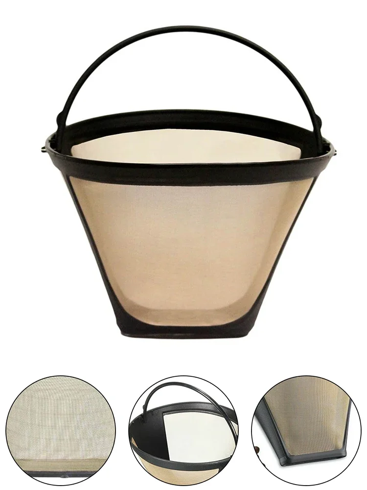 

Stainless Steel Reusable Coffee Filters Cone Shape Coffee Filters Basket Permanent Coffee Filters Strainer Superfine Mesh Basket