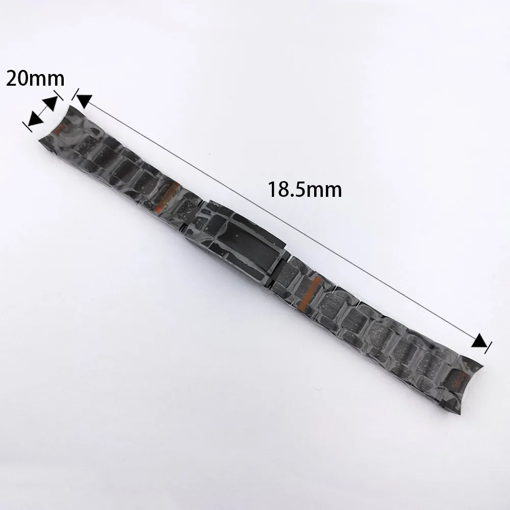 40MM Sapphire Glass GMT Bidirectional Rotation Watch Case with Accessories
