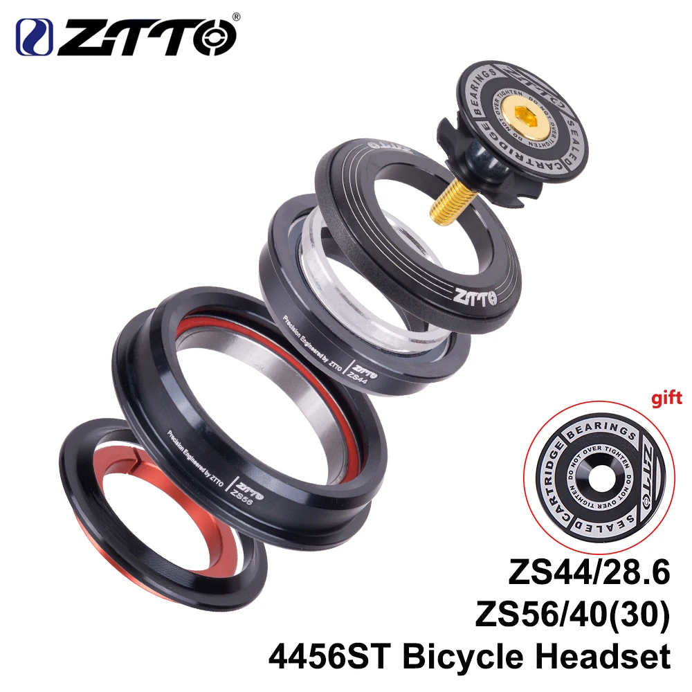 Set Cuscinetto Sterzo Bici 44mm - Lega Alluminio, Per Forcella 28.6mm, Ricambio Preciso - Foto 5