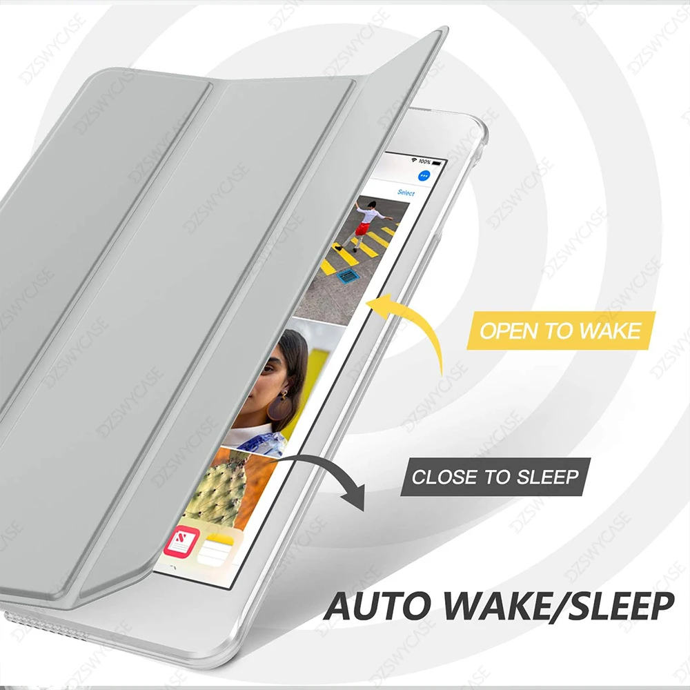 Ultra-Thin and Lightweight Half-Transparent Smart Cover with Auto Wake/Sleep