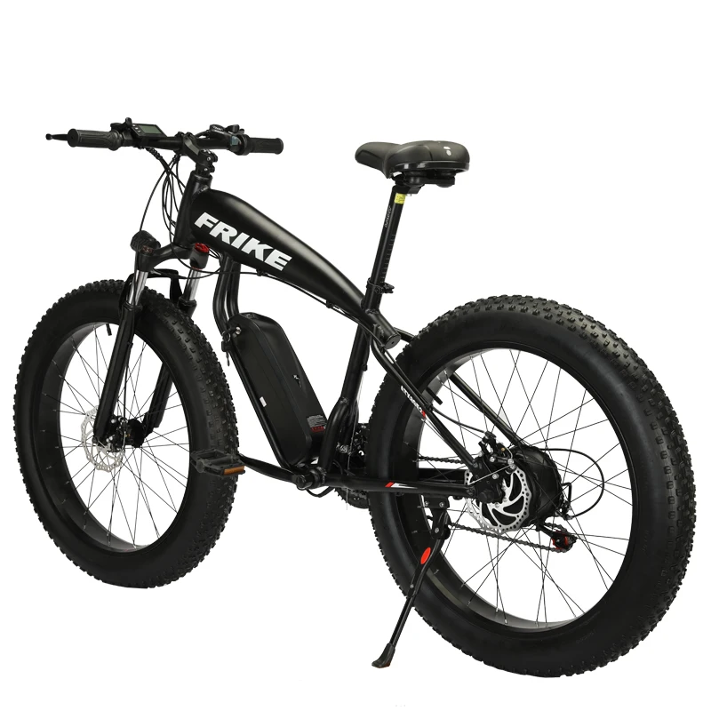Factory Hot Sale FRIKE 36V48V Bicicleta Electrica Para Adultos 26*4.0 Fat Tire Electric Bike E Bike Bici Elettrica 350w