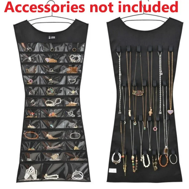 263997-b40ec7.jpg S62ea0e40b9f64e1bae279cfc0e9bade7h Hanging Storage Bag Jewelry Holder Necklace Bracelet Earring Ring Jewelry Organizers and Storage Jewelry Box ( No Hanger) Mallzona