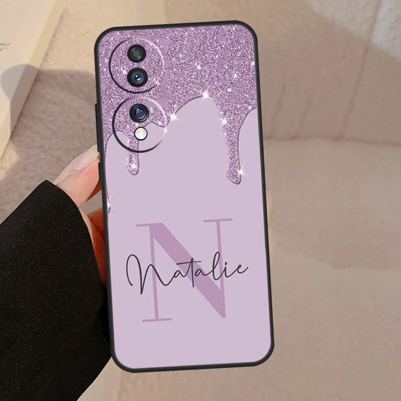 Custom Slim Liquid Glitter Phone Case - Personalized Name Design