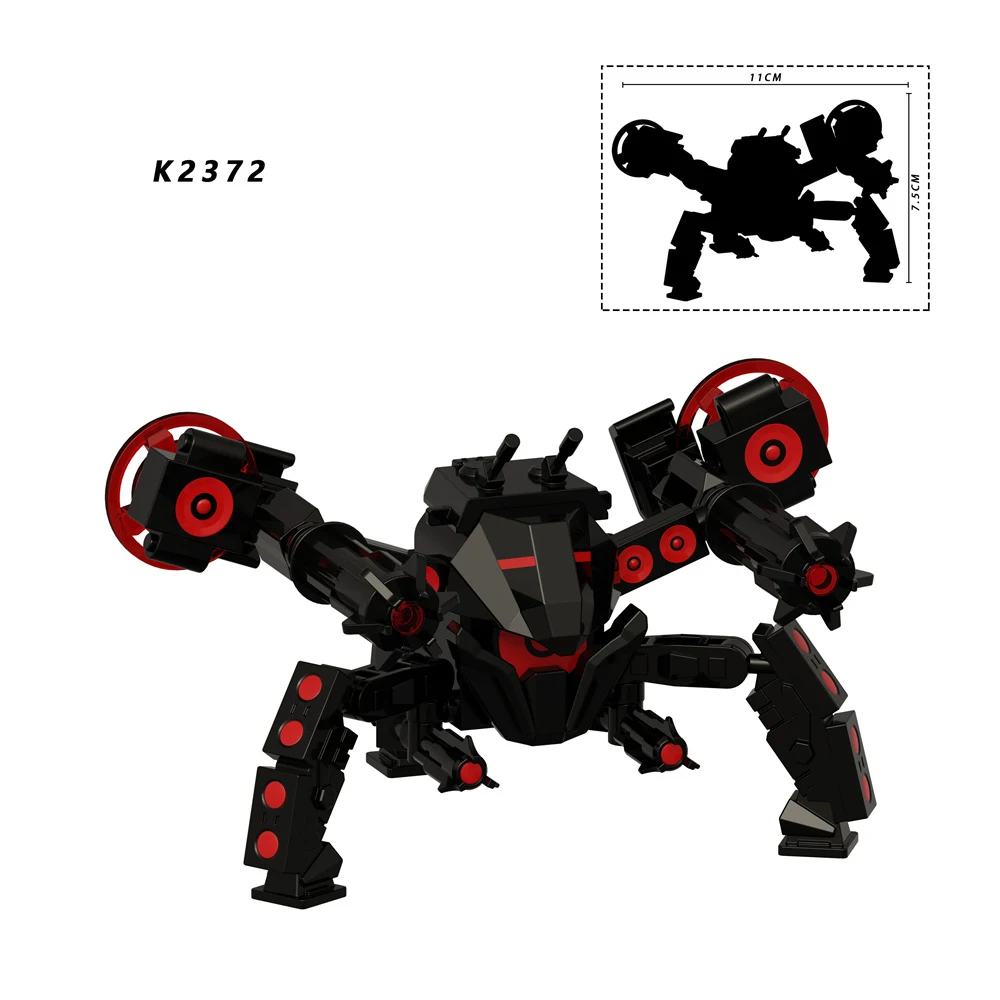 KDL858 K2371 K2372 건설 장난감 모델 빌딩 모델 액세서리 기계식 거미 ..