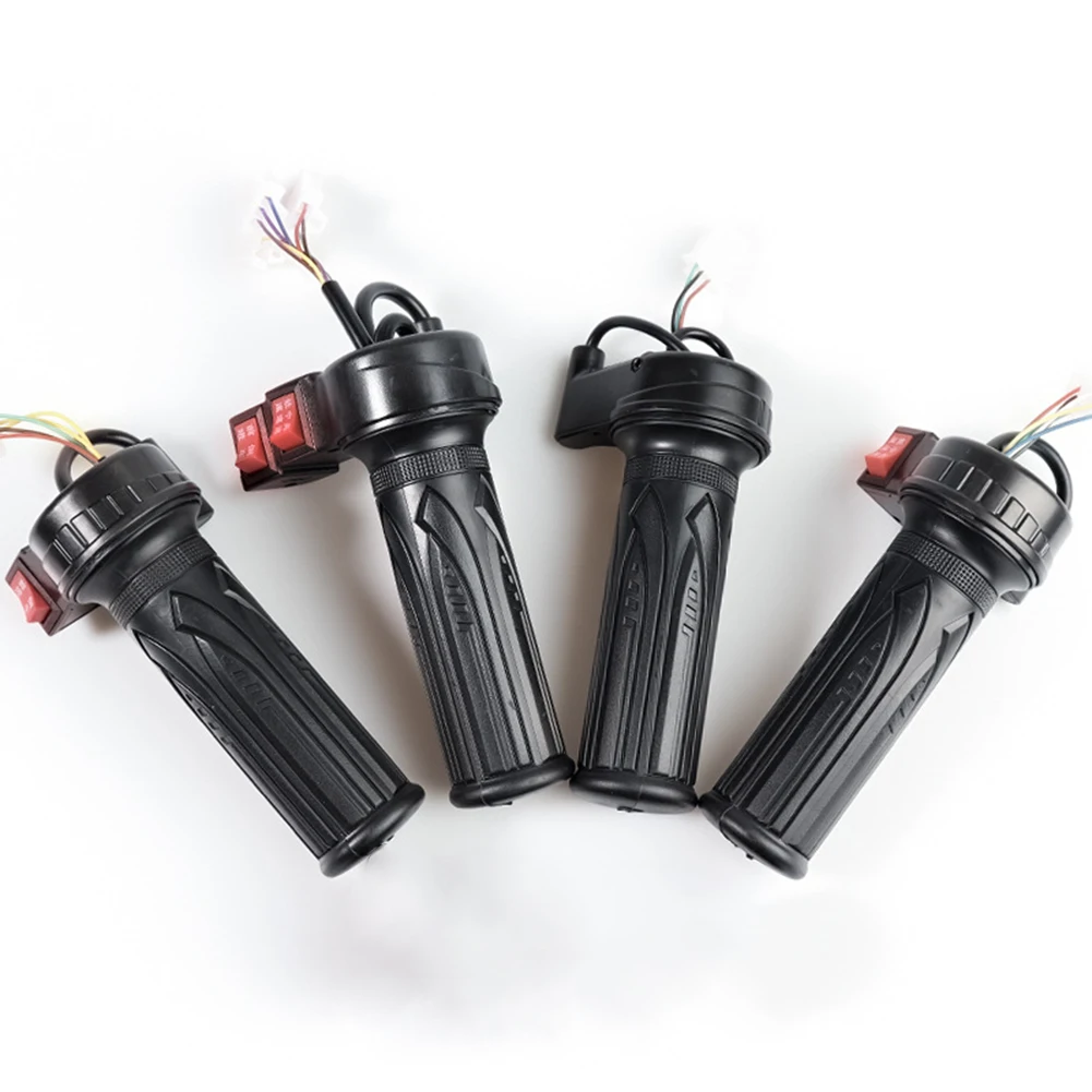 Electric Bike Twist Throttle - Black Speed and Direction Controller