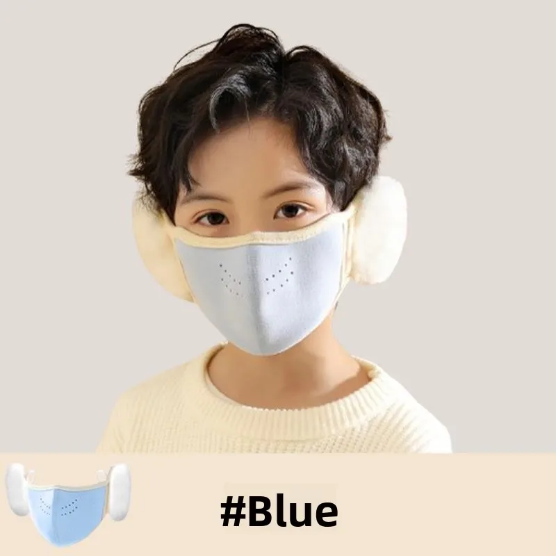 Blue [children's ear protection mask]