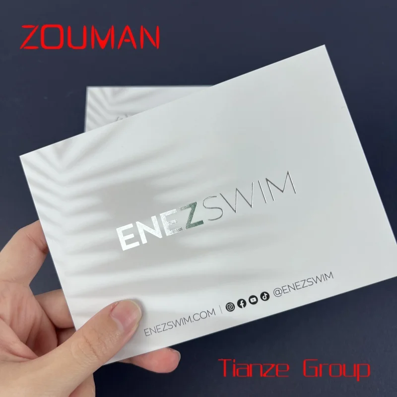 

Custom , Best Price Wholesale custom print sliver foil embossed luxury thank you card custom insert card for business flyer prin