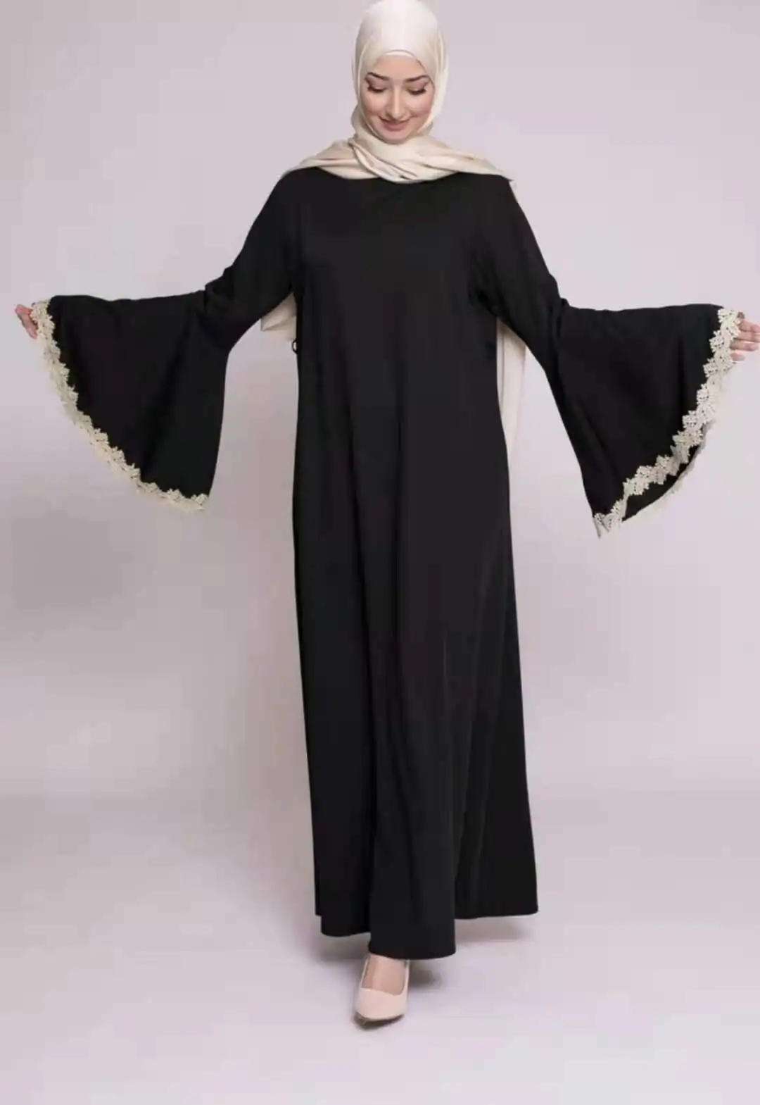 Ramadan Muslim Hijab Dress Abayas for Women Abaya Dubai Turkey Islam Clothing Kaftan Robe Muslim Abaya Dresses - Image 4