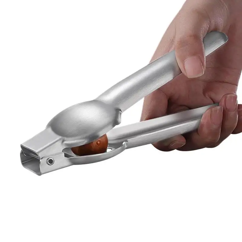 

Walnut Cracker Stainless Steel Anti Slip Grip Nut Cracker Tool Easy-to-use Chestnut Clip Chestnut Peeler Home Kitchen Accessory