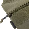 Tactical Panel Protect Pouch Magic Tape Multi-fit Pocket Retention Flap  Plate Carrier Pouch Assault Hunting Vest Tool Bag 3