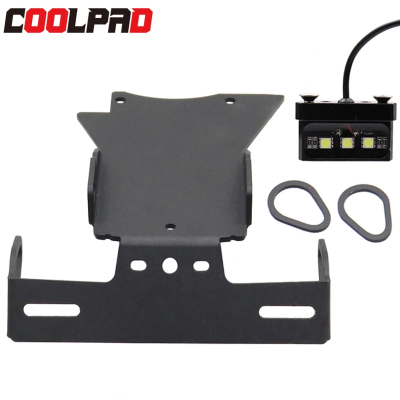 YAMAHA FZ6 License Plate Holder LED Light FZ6N FZ6S 2004-2010 FZ6 N/S Motorcycle Accessories Tail Tidy Fender Eliminator motorcycle license plate holder license plate holder