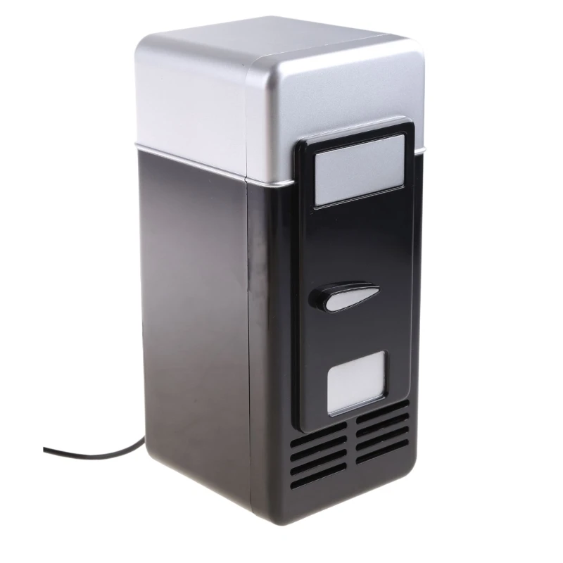 Portable Mini 780ml Fridge USB Powered Car Drink Cooler Home Desktop Boat Travel Cosmetic Fridge Multipurpose Appliances N0PF