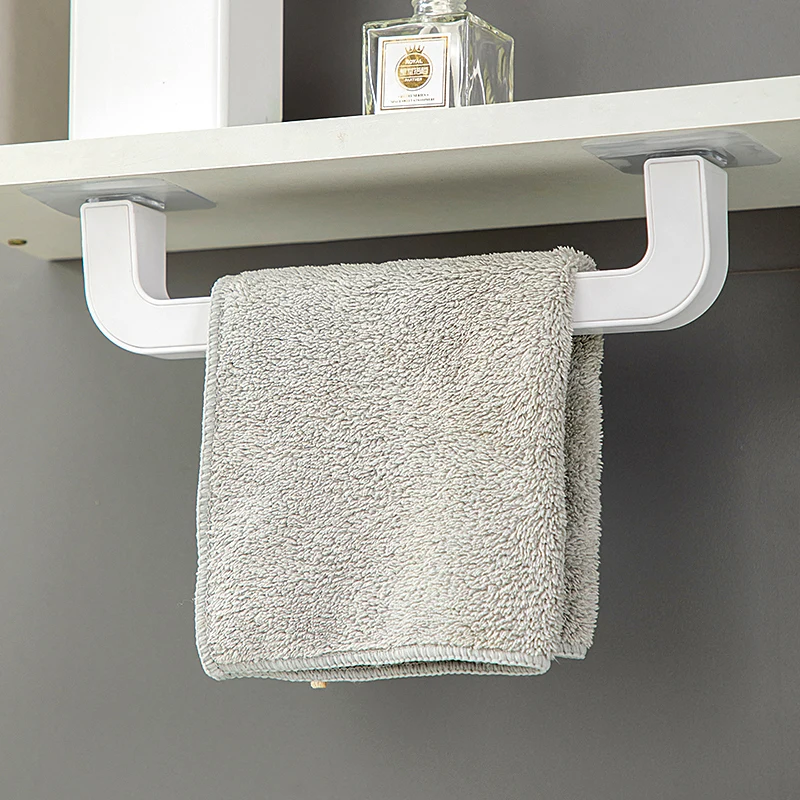 Household Minimalist Bathroom Wall Mounted Towel And Towel Storage Rack towel rack