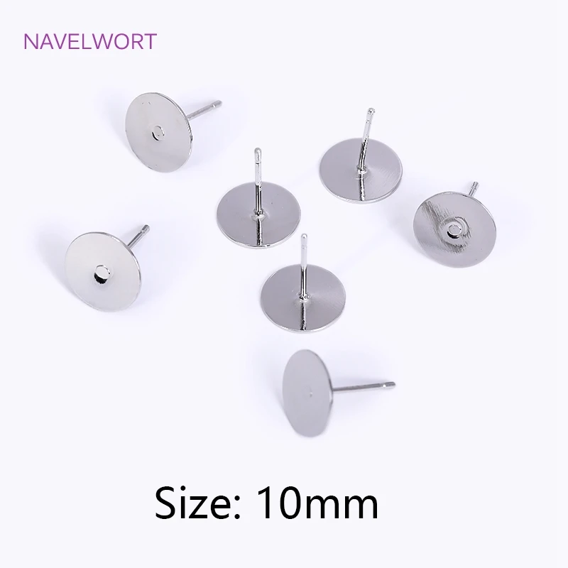 Rhodium plated-10 mm