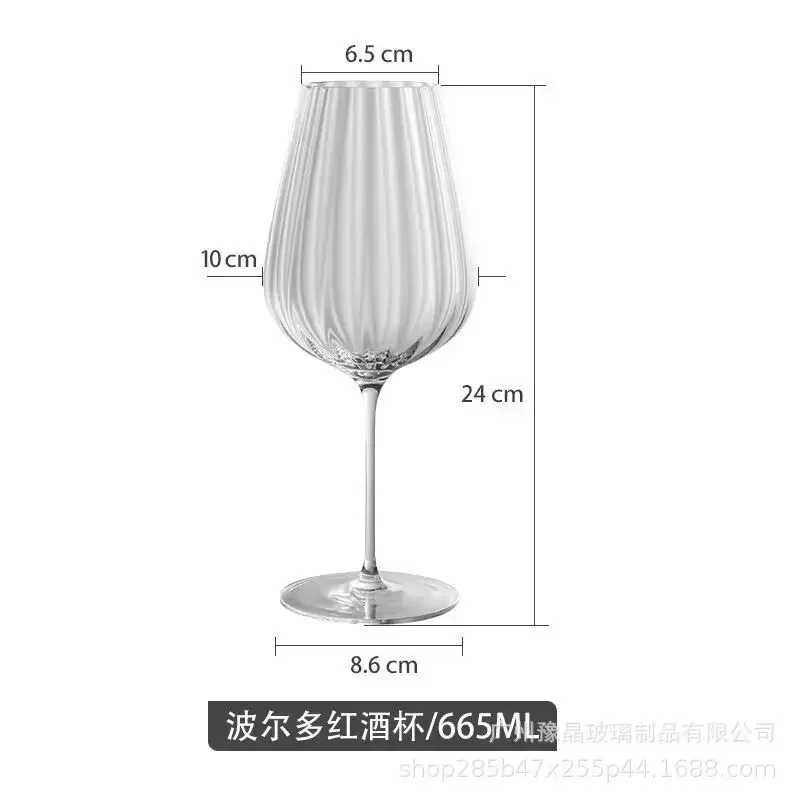 Crystal Red Wine Scandinavian Cup Tall Champagne Burgundy Glasses Glasses for Use Household