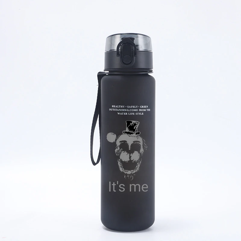 Five Nights At Freddy's Motivational Leak-Proof Sports Water Bottle - 650ml Portable & Reusable Cup