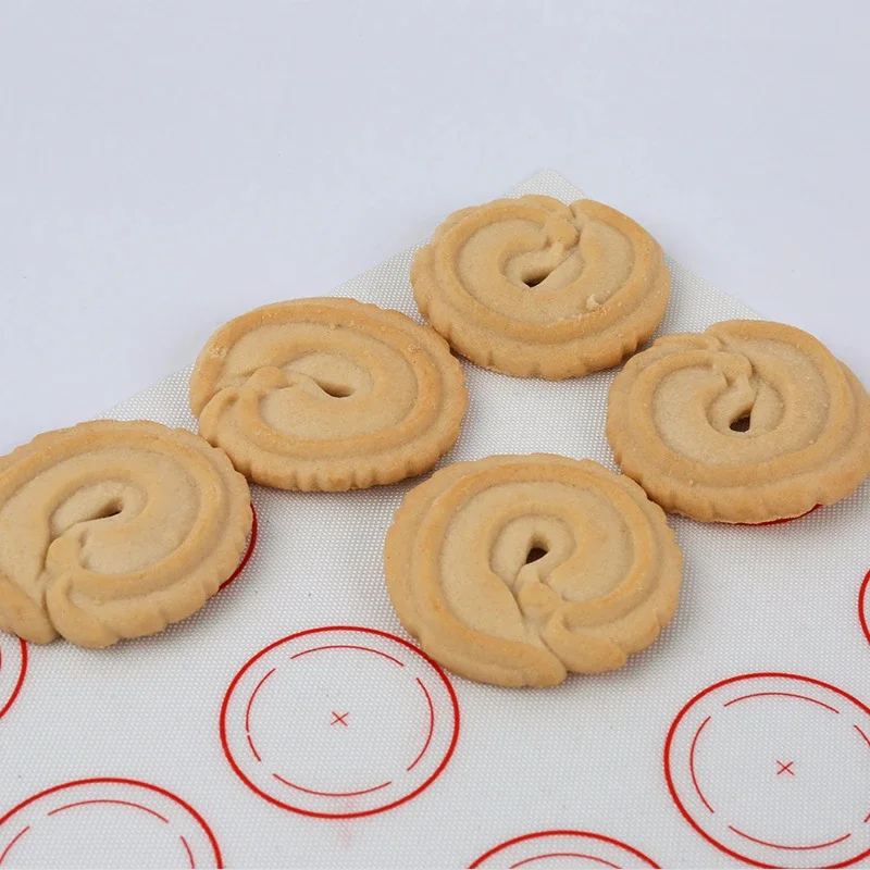 Cookie Baking Mat Sheet Non-Stick Macaron Silicone Mat Pad Fondant Cake Pastry Tools Dough Oven Liner Bakeware Kitchen Tools