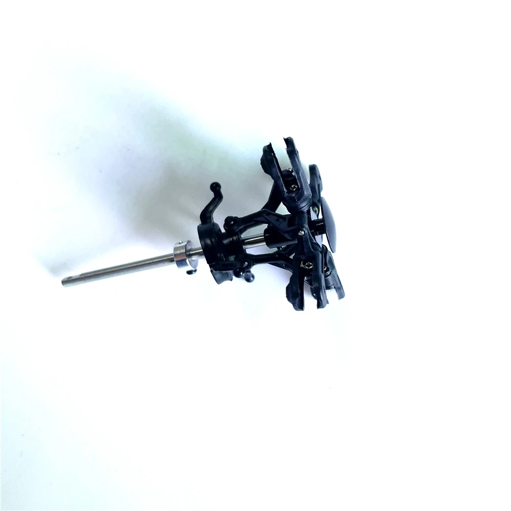 Vue éclatée du plateau cyclique pour hélicoptère RC WLtoys XK K124 K170 K270, avec ses composants métalliques et plastiques.