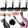4PCS Elastic Wrist Straps for Ski Snowboard Gloves Adjustable Ski Glove Lead for Men and Women Sport Skiing Glove Safet-y Strap 1