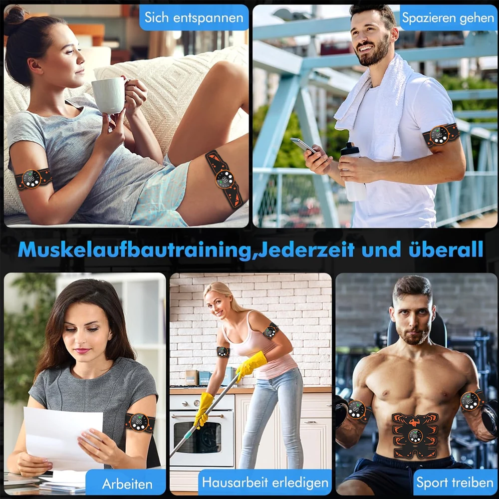 Smart Fitness Butt Lift Trainer - Home Gym Equipment with 8-Pad Massage System