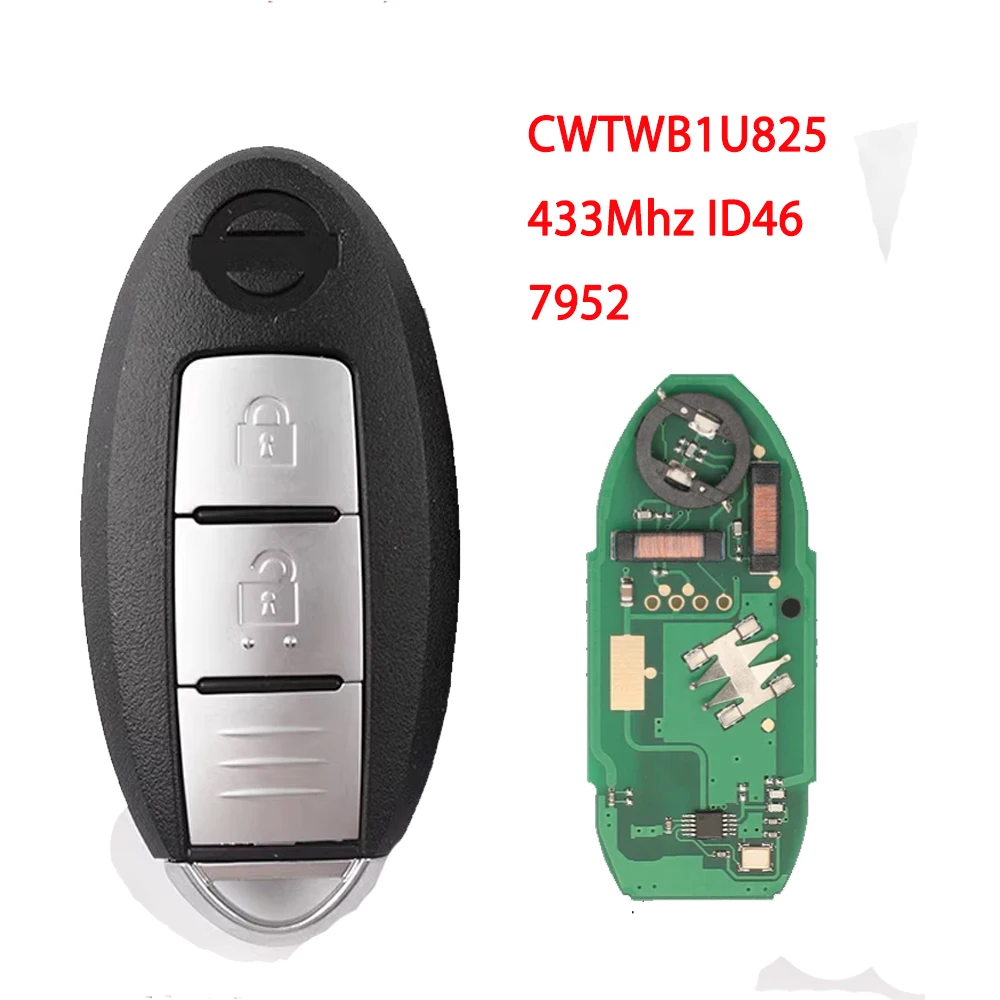 

CWTWB1U825 TWB1G662 7952 WITH LOGO Remote Key For Nisan NP300 Tiida Micra Juke Sentra Patrol Note Navara