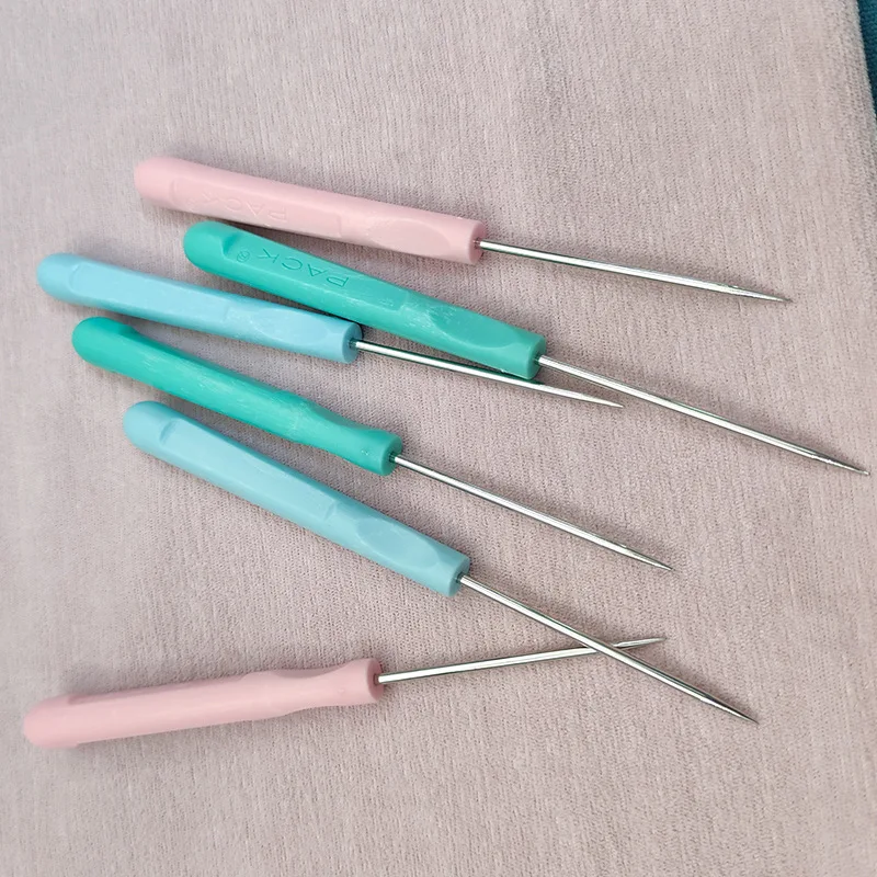 4/1PCS Plastic Handle Sewing Awl for DIY Sewing Repairing Canvas Leather leather craft tools,leather sewing tools