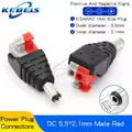 DC 2.1mm Male Red