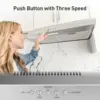 Under Cabinet Range ,Ductless Convertible, Kitchen Vent Hood 30 Inch with 3-Speed Exhaust 4