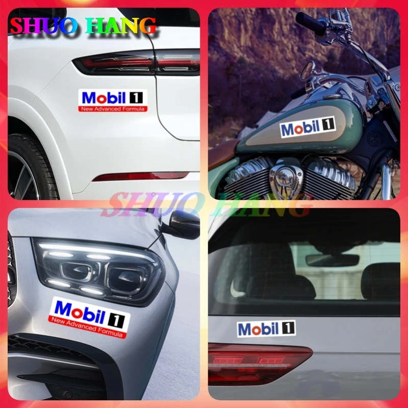 

2X MOBIL 1 OIL RACING DECAL STICKER 3M VINYL VEHICLE WINDOW WALL CAR ONE DRAG Bumper Decorative Decals Car Accessories