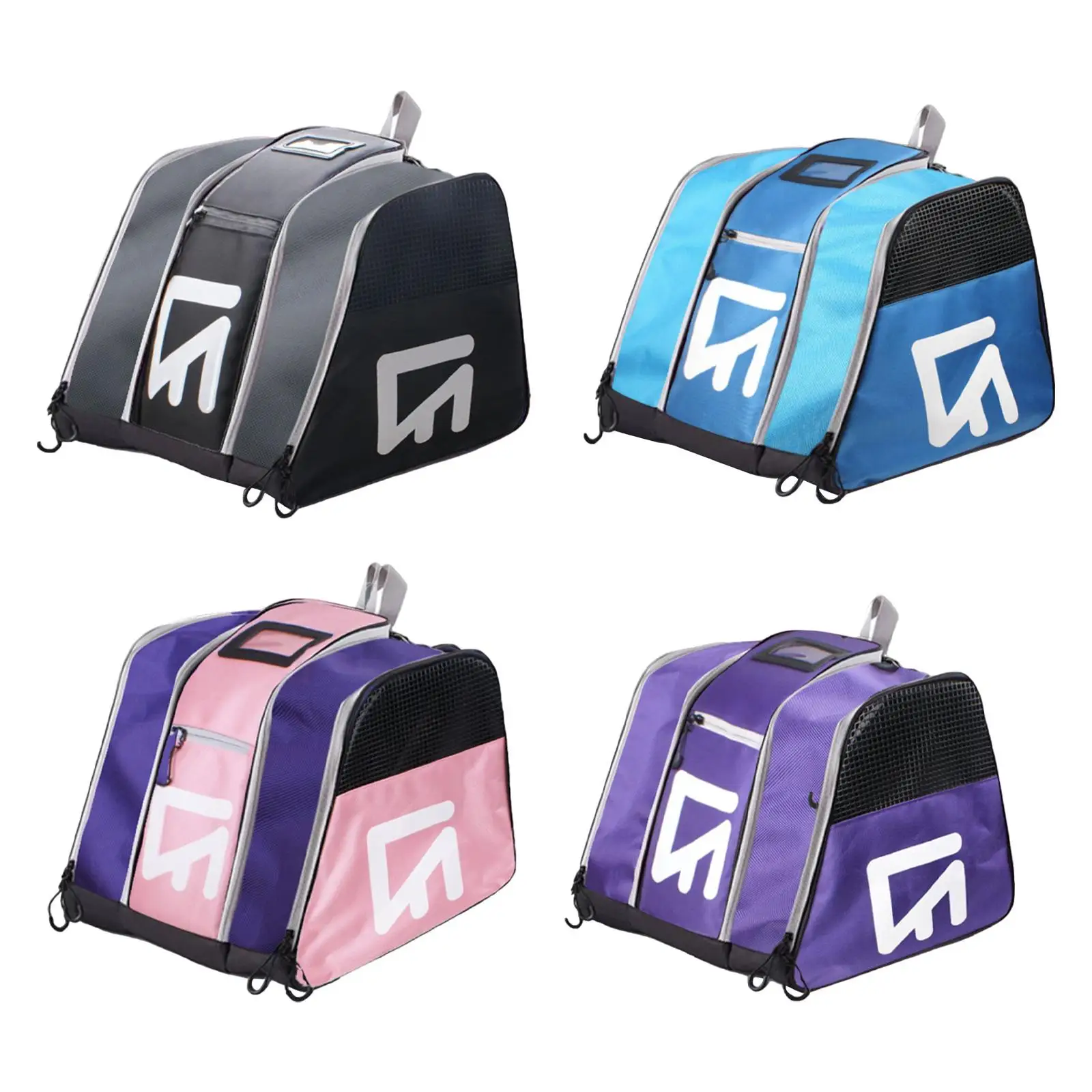 Ice Skate Bag Carry Bag Skating Shoes Bag Breathable Ice Skating Backpack Roller Skating Bag for Hockey Figure Inline Speed