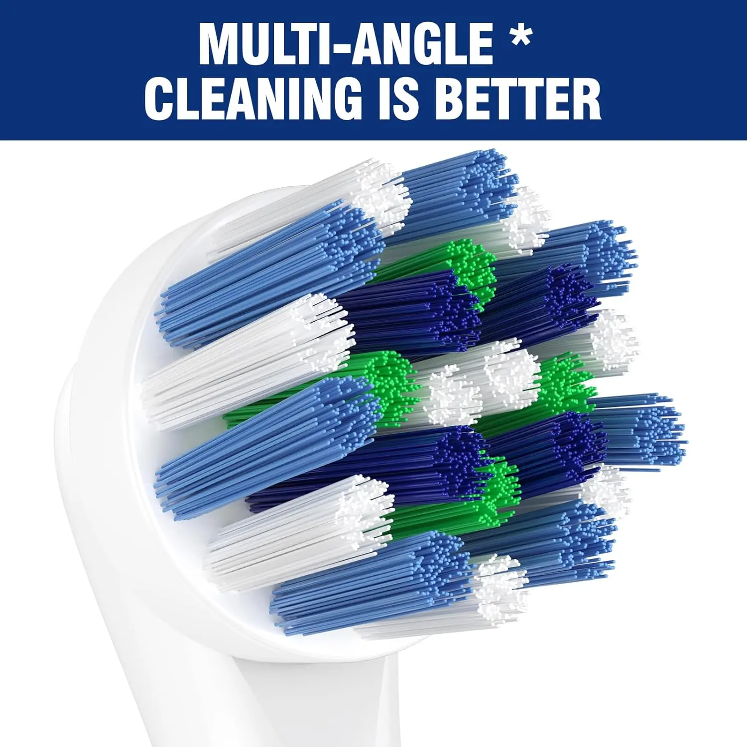 Replacement Brush Heads CrossAction Multi Angle Spare Dental Nozzles for Oral B Braun Electric Toothbrush D12/D16/DB4010/DB4510 4