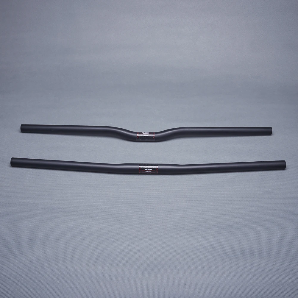 Black Matte Carbon Handlebar 25.4mm MTB Bicycle Handlebar For Bike Kids' Folding BMX Mountain Handle Bar 480mm-700mm