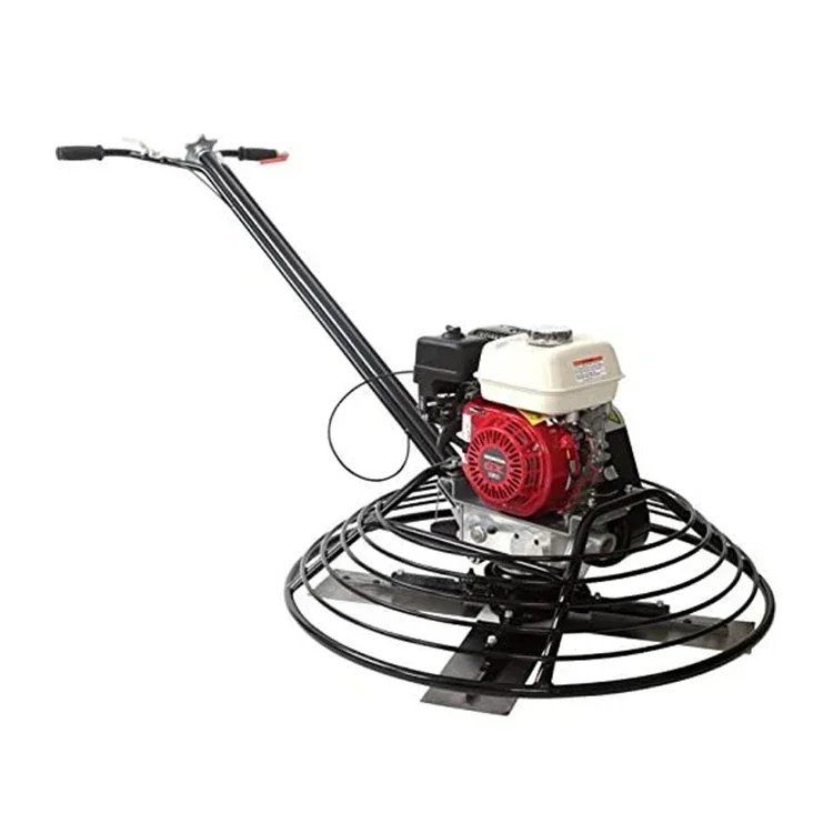 

Walk Behind Concrete Power Trowel Machine Cement Road Plasterer Gasoline Engine Square Troweling Machine