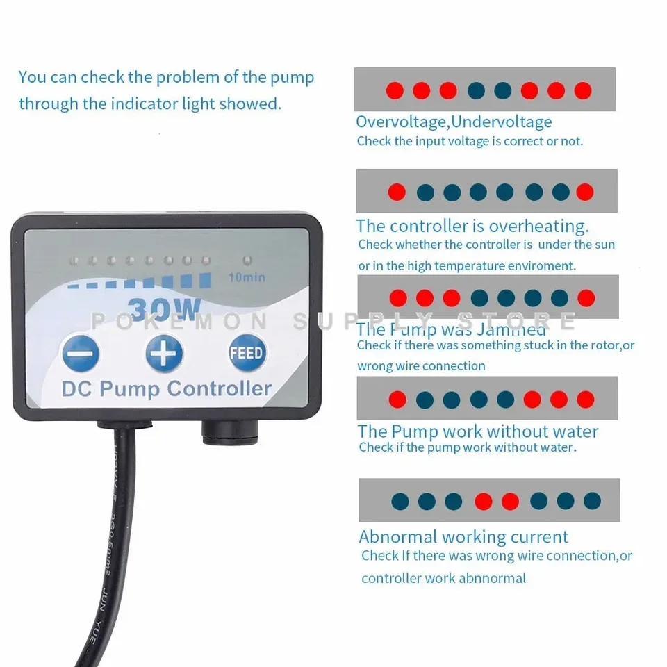 Jecod DCポンプ 4000L/h 50Wコントローラー付き Jecod DCポンプ DCS