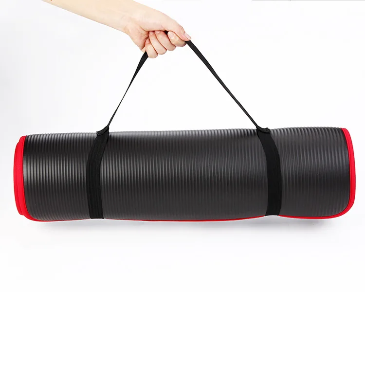 YECOKISO 10MM Plug-in Vastag 183cmx61cm Jóga mats NRB csúszásmentes Testmozgás Birkózószőnyeg Használhatóság Ízléstelen pilates Álmatlanul edzőterem mats vel kötést