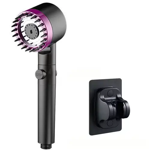 Shower for Bathroom Accessories Three Level Adjustment Showerhead Pressurization Head Massage Knobs Filter Set Showers Parts - Image 28