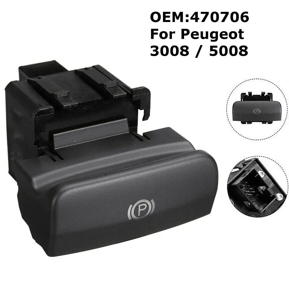 Elektronischer Handbremsschalter, Feststellbremse für Peugeot 3008 5008, Citroen C4 II Picasso und Grand DS4 470706 470703 – Detail 5