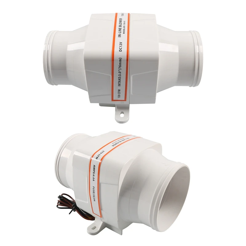 

12 В 270 куб. М лодочный вентилятор линейный морской отвод воздуходувка вентилятор тихий воздуходувка вентиляционные отверстия