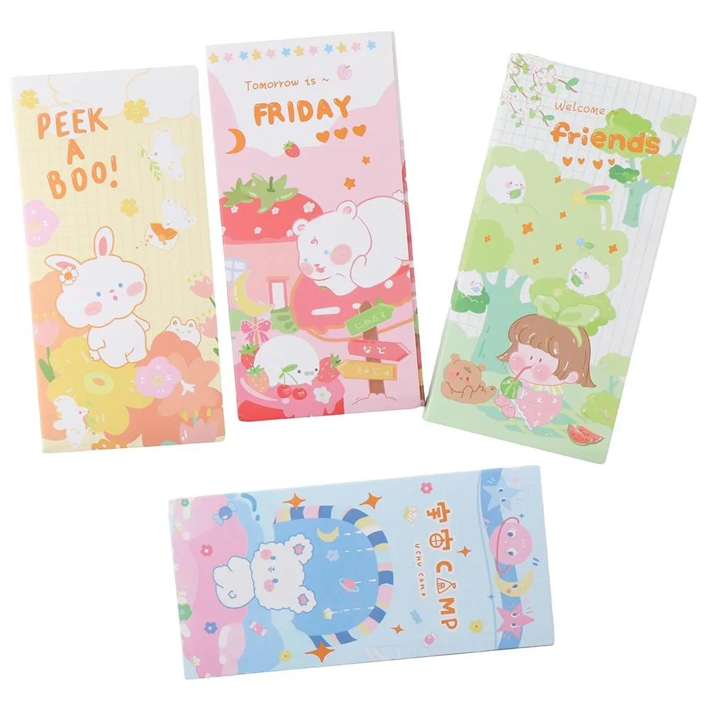 

Cute Sticky Notes New Self-Stick Cartoon Memo Pad Peach Cake Office Supplies Office