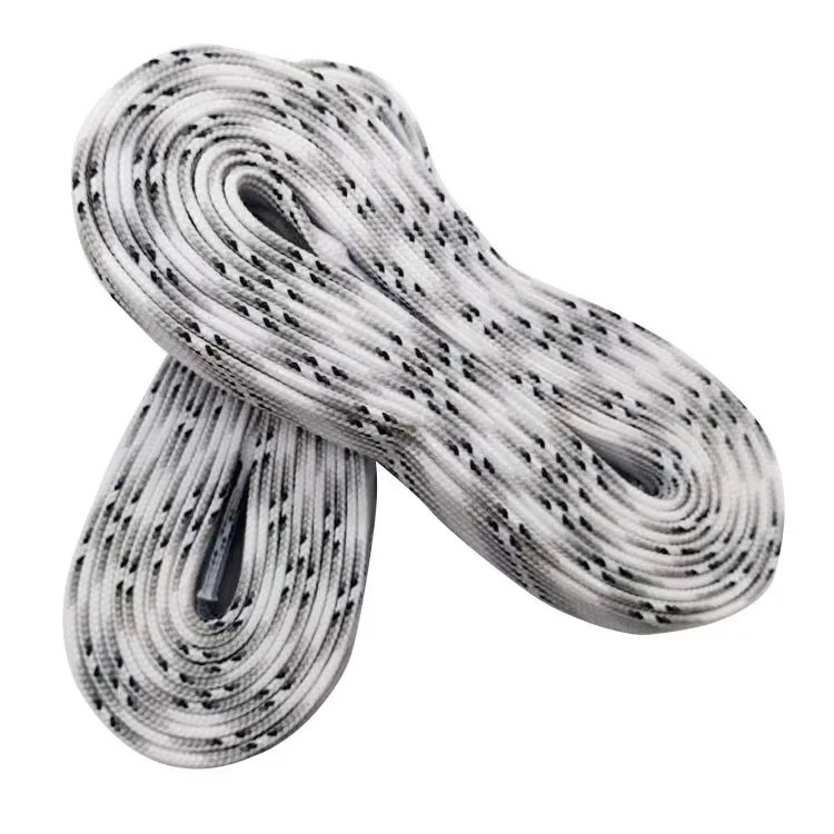 7 Colors Waxed Shoe Laces Skate Hockey 84-120inch Dual Layer Nylon Waterproof Resistant Moisture-proof Hockey Shoe Lace 1 Pair