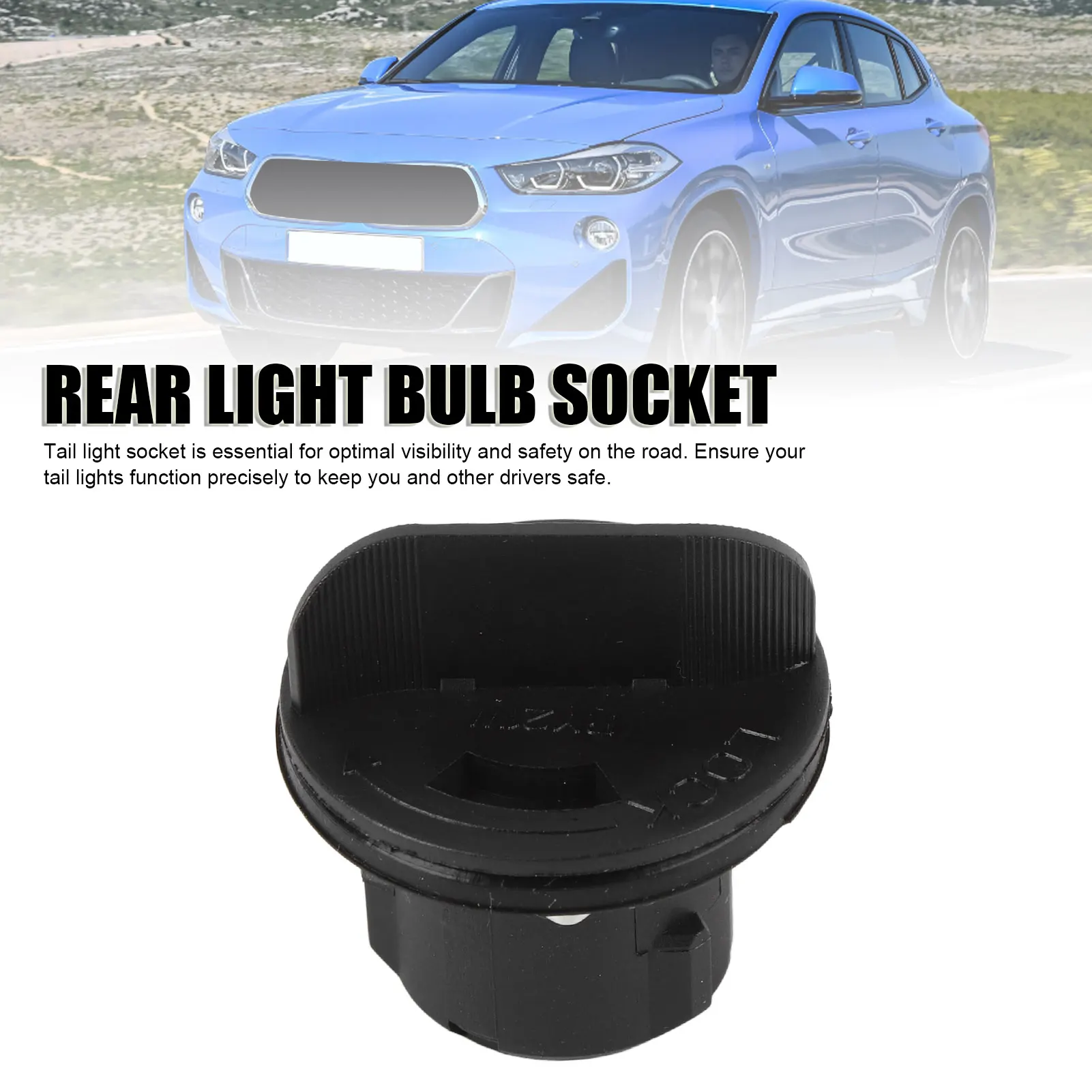 Tail Brake Lamp Socket ABS Plastic Professional Enhanced Safety Stable Tail Light Bulb Socket 63217489475 for X2 F39 2018-2023