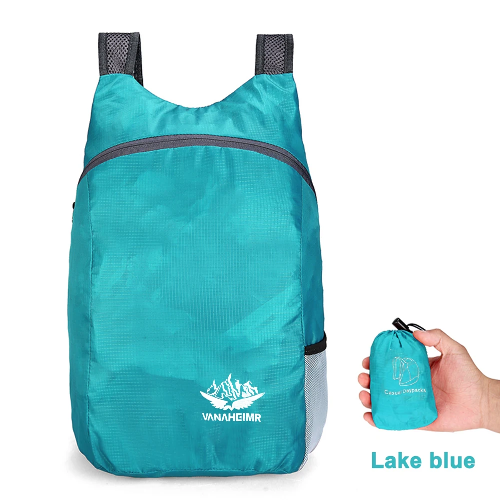 Waterproof Nylon Hiking Backpack for Men and Women