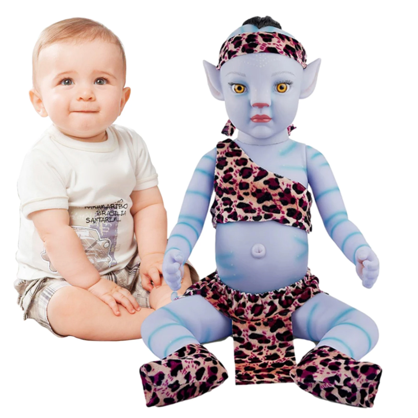 New Luminous Avatar Reborn Doll Kids Toys Lifelike Rebirth Baby