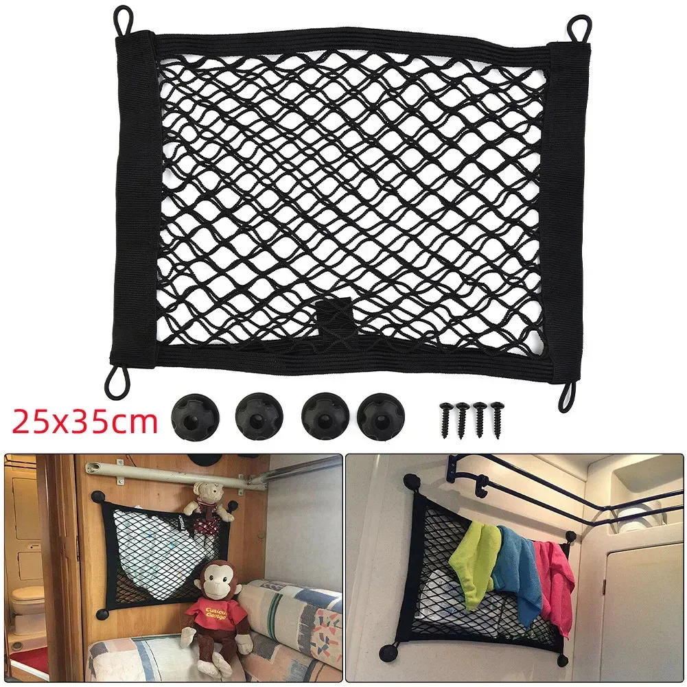 easysac FixSac Opbergnet voor bedrijfsvoertuigen, campers, caravans, boten, 45 x 40 cm