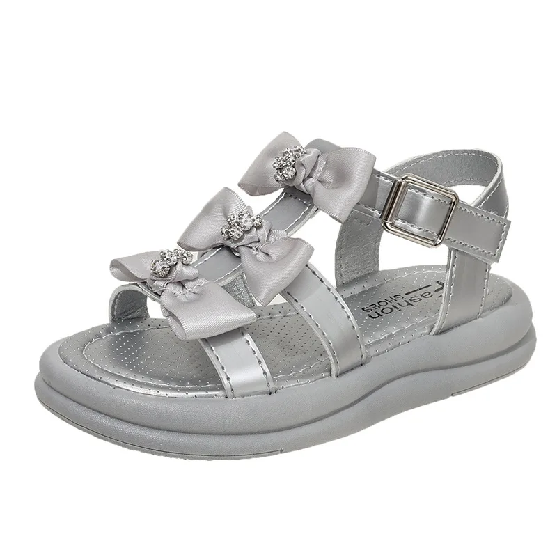 Girls Rhinestone Sandals Kids Summer Beach Shoes