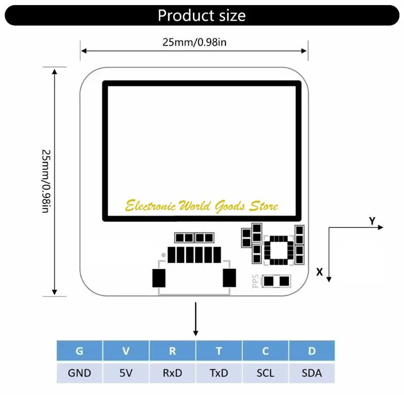 Module GNSS MG902 Haute Précision 5883 pour Drone GPS Boussole